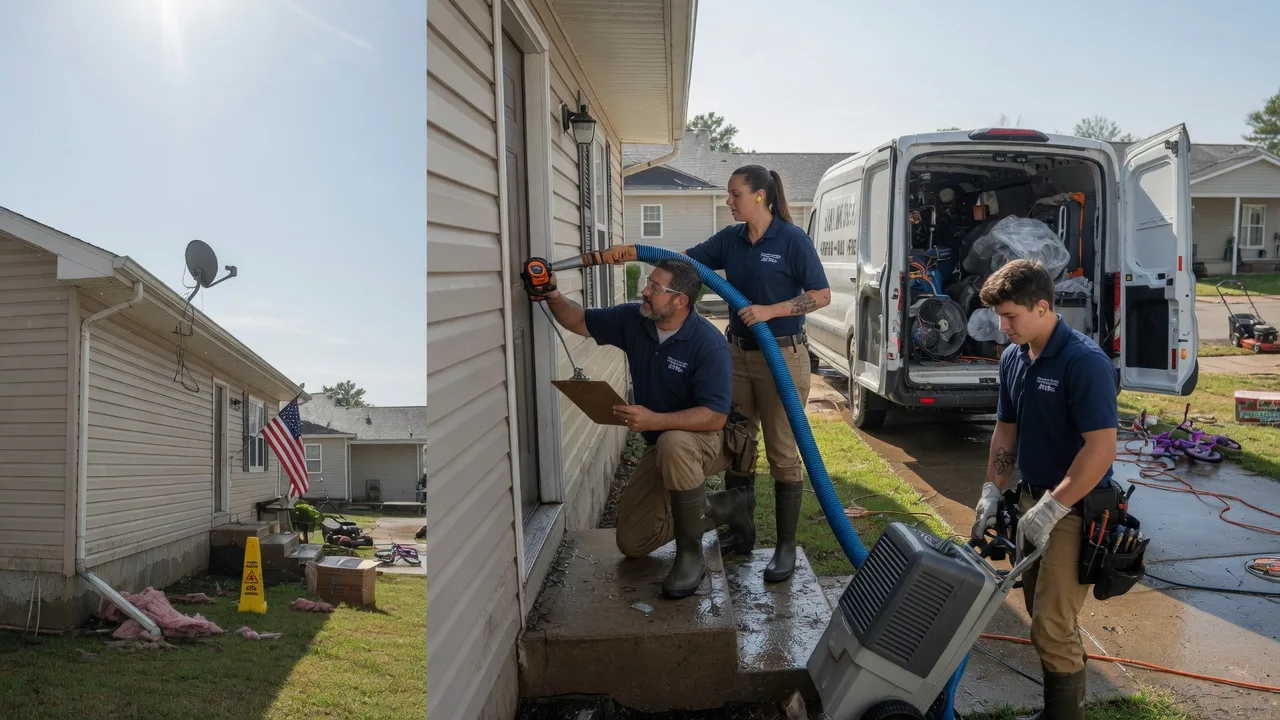 Ceiling Water Damage Restoration in Prairie Du Rocher, IL near me